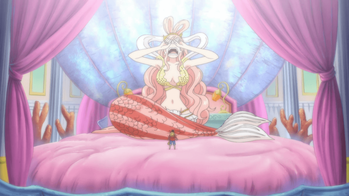 Luffy y Shirahoshi