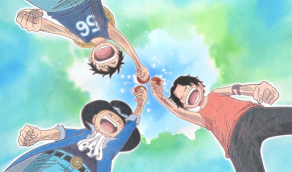 Luffy, Ace y Sabo