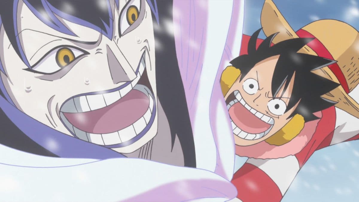 Caesar y Luffy